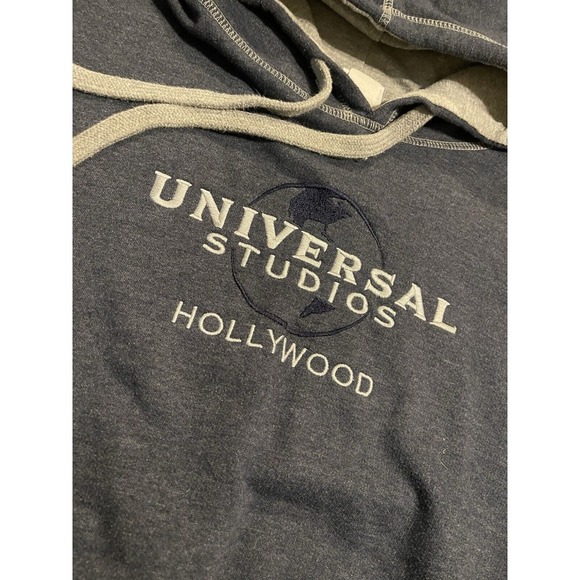 Universal Studios Hollywood Blue Hoodie Sweatshirt Sweater Women's Size‎ Small - Picture 2 of 5